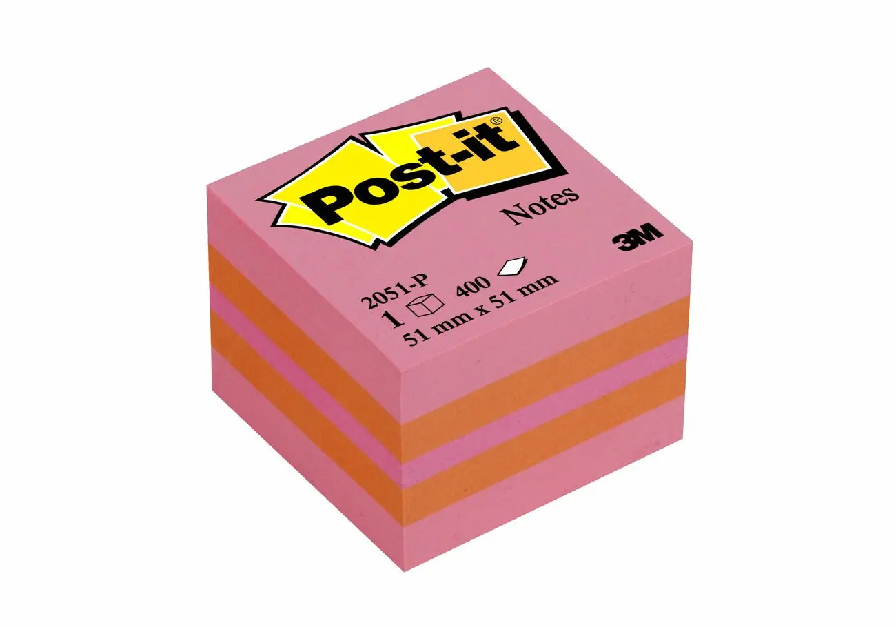 Blok samoljepljivi  51x51mm 400 listova Post-it 3M 2051P