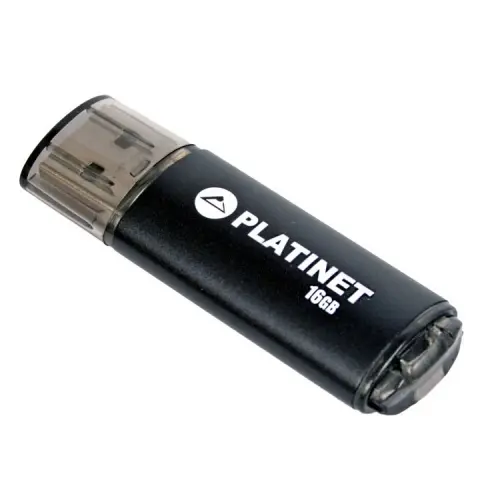 USB 2.0 Flash drive  16GB PLATINET PENDRIVE X-Depo - Black