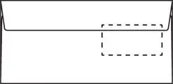 Kuverta ABT LPG strip 110x220mm za HUB 3, prozor 25x55mm