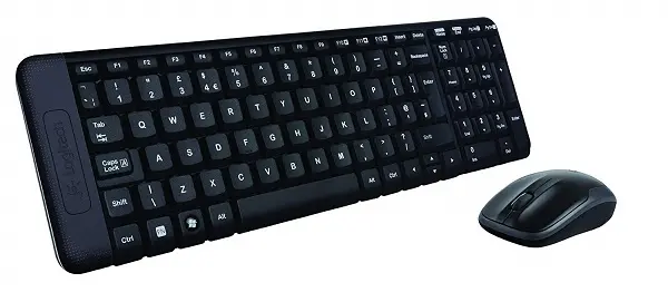 Tipkovnica LOGITECH MK220 Wireless Desktop (tipkovnica+miš) crna