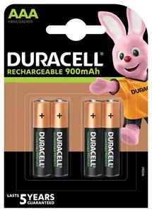 Baterija DURACELL punjiva AAA 900mAh 4/1