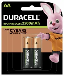 Baterija DURACELL punjiva AA 2500mAh 2/1