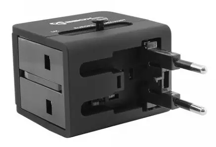 Adapter naponski Euro utikač univerzalni putni USB punjač - SBOX