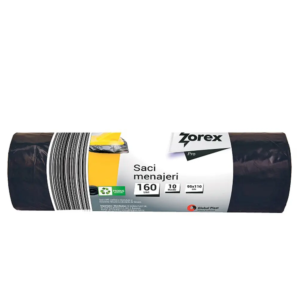 Vreća za smeće 160L 95x110cm 10/1 LDPE Zorex Pro