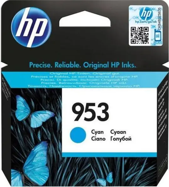 Tinta HP F6U12AE Cyan No.953 original