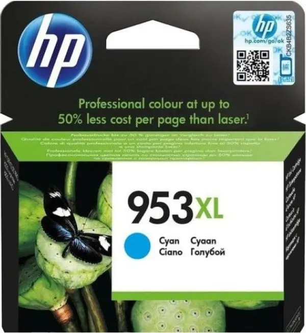 Tinta HP F6U16AE Cyan No.953XL original