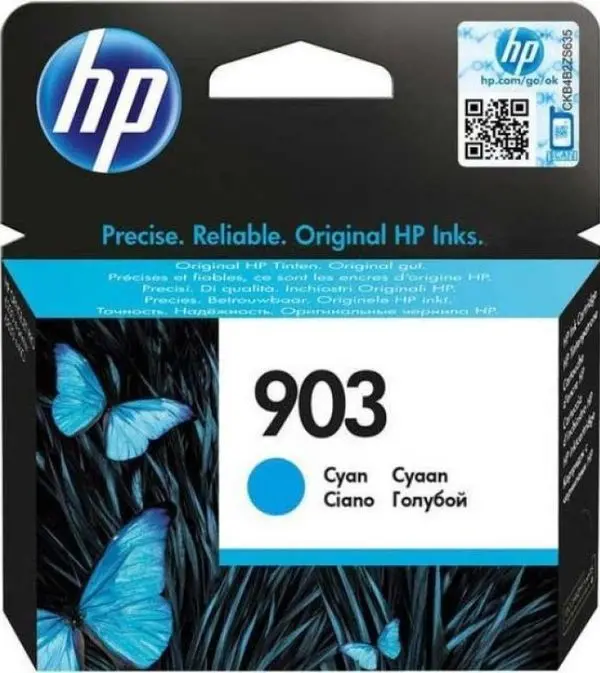 Tinta HP T6L87AE Cyan No.903 original