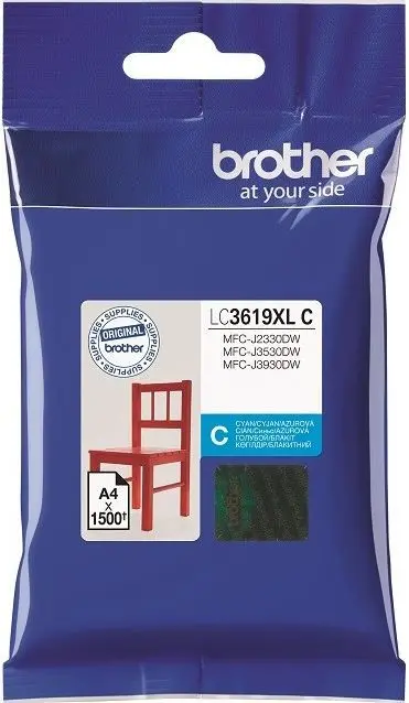 Tinta BROTHER LC-3619XL Cyan original