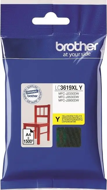 Tinta BROTHER LC-3619XL Yellow original