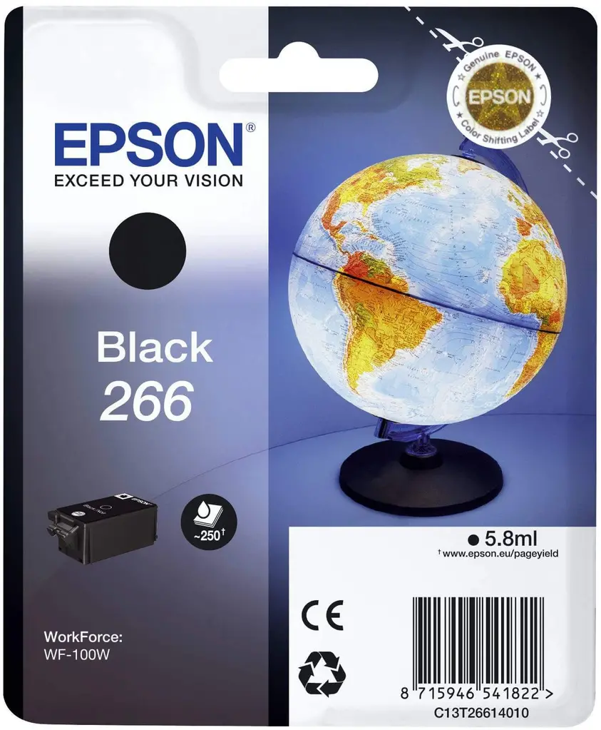 Tinta EPSON T26614010 no.266 black original