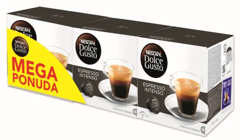 NESCAFE Dolce Gusto Espresso Intenso kava 384g (48 kapsula) MEGAPACK