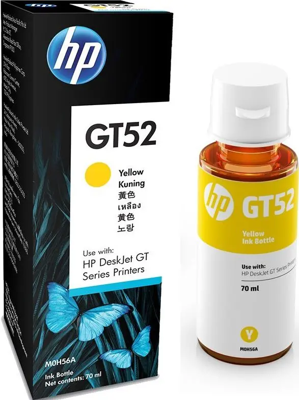 Tinta HP  M0H56AE Yellow No.GT52 original