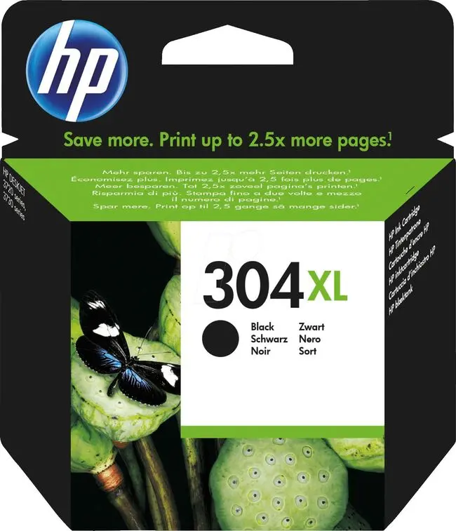 Tinta HP N9K08AE Black No.304XL original