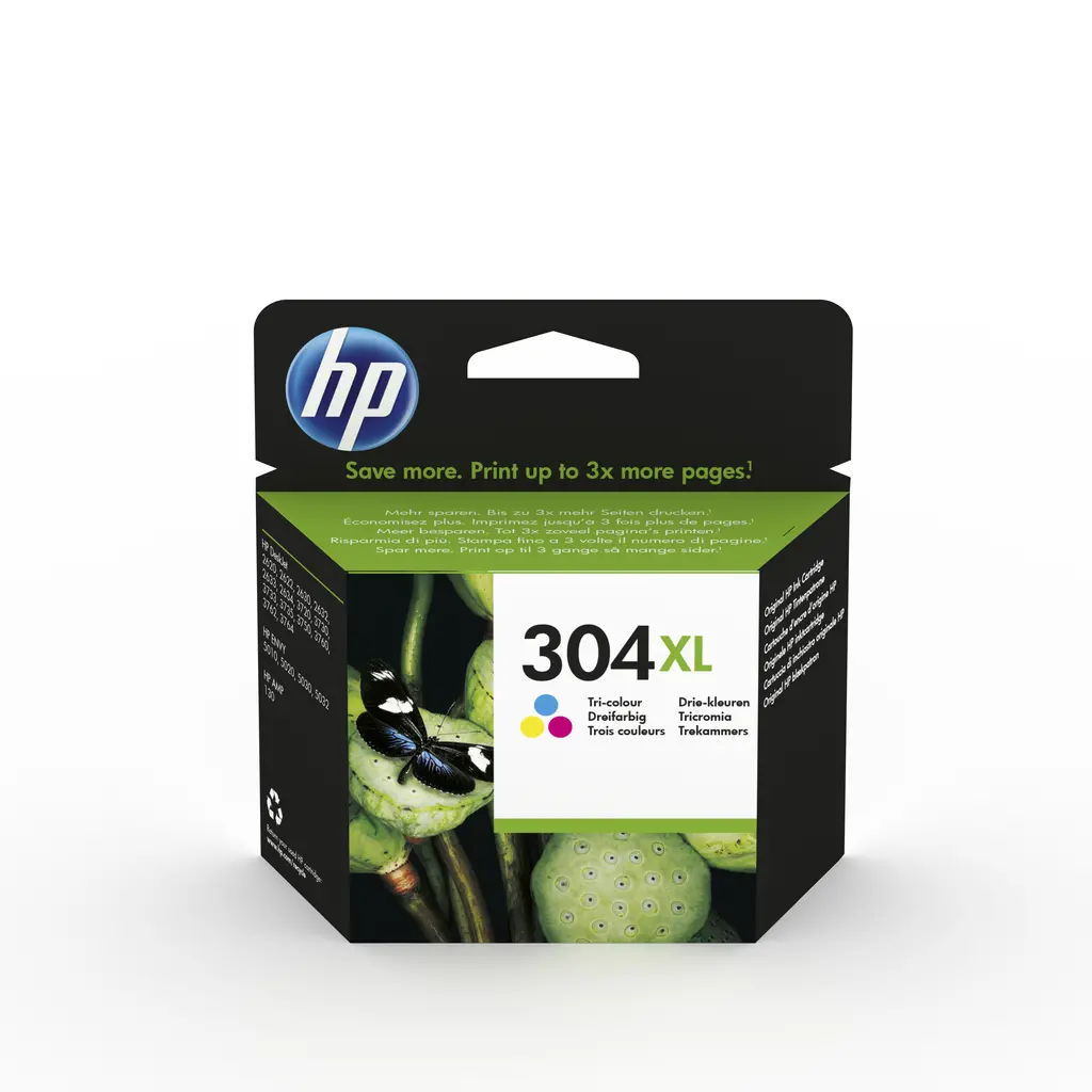 Tinta HP N9K07AE Tri-color No.304XL original