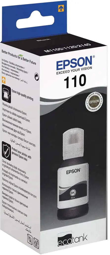 Tinta EPSON EcoTank 110 Black original