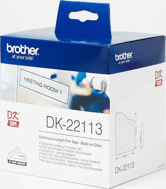 Ribbon BROTHER DK22113 prozirna film papirna traka 62mm u dužini 15.24m