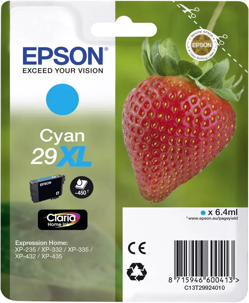 Tinta EPSON T29924010 29XL cyan original