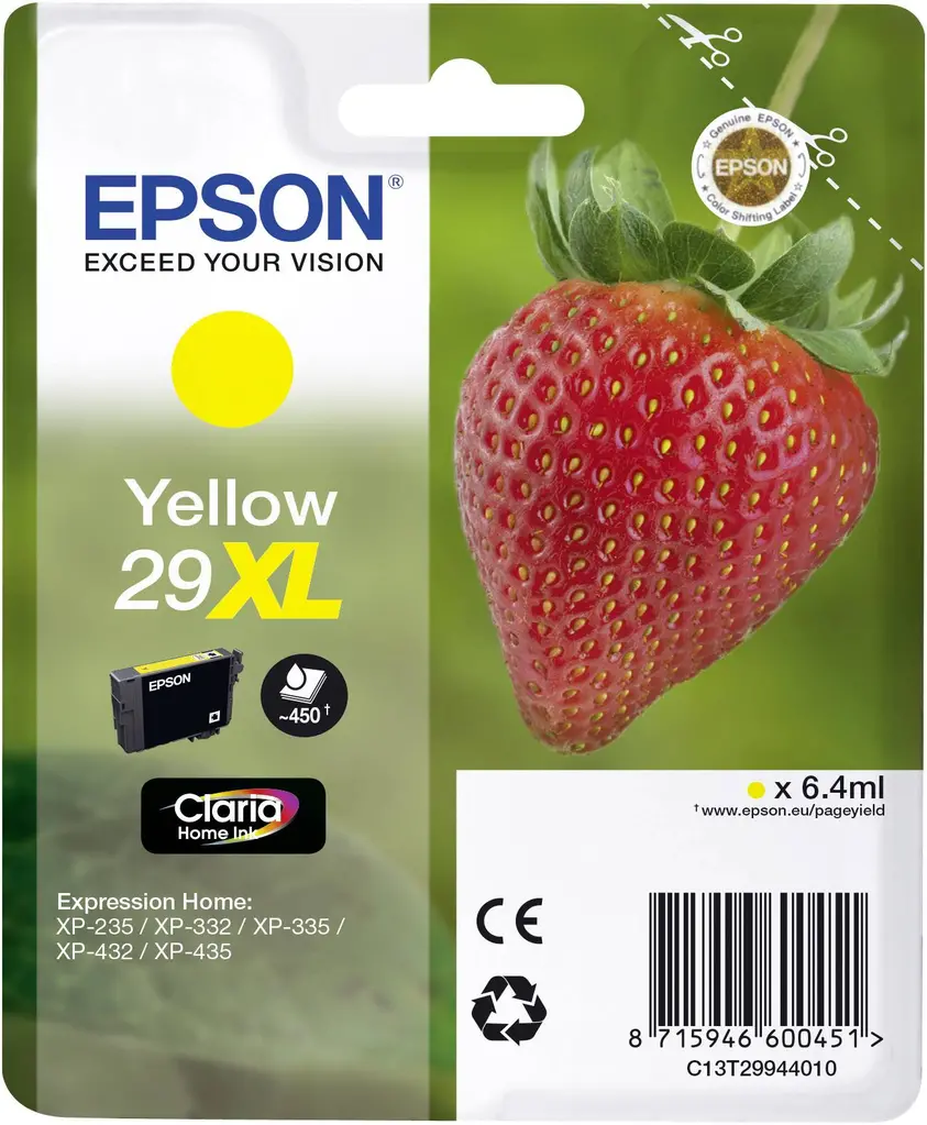 Tinta EPSON T29944010 29XL yellow original