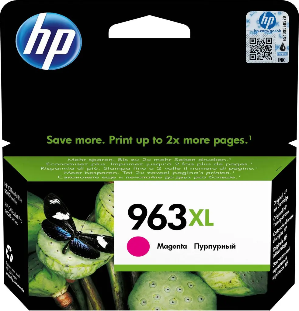 Tinta HP 3JA28AE Magenta No.963XL original