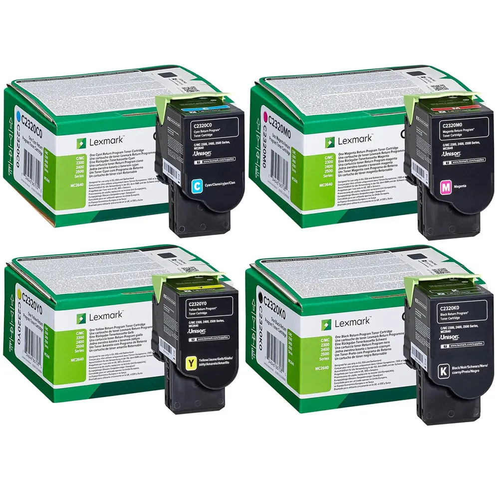 Toner LEXMARK C/MC2325/2425/2535/MC2640 C2320K0 Black original