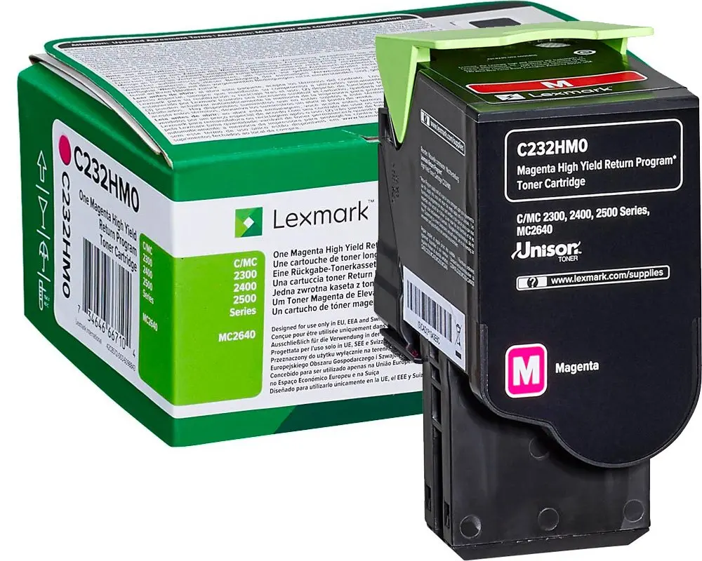 Toner LEXMARK C/MC2325/2425/2535/MC2640 C232HM0 Magenta original