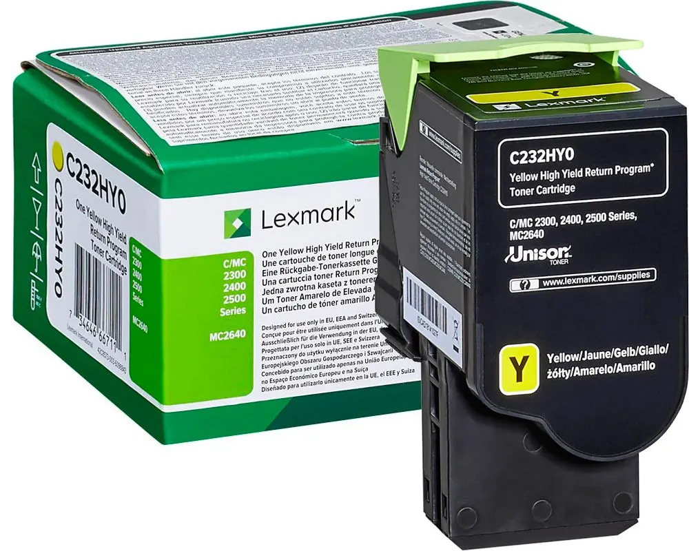 Toner LEXMARK C/MC2325/2425/2535/MC2640 C232HY0 Yellow original