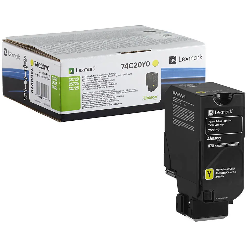 Toner LEXMARK CS720/725/CX725 Yellow original