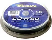 CD-R medij TRAXDATA 700MB 52x speed Spindle  10/1