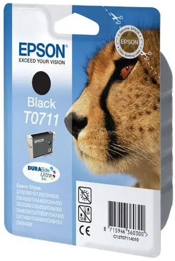 Tinta EPSON T0711 Black 7.4ml original