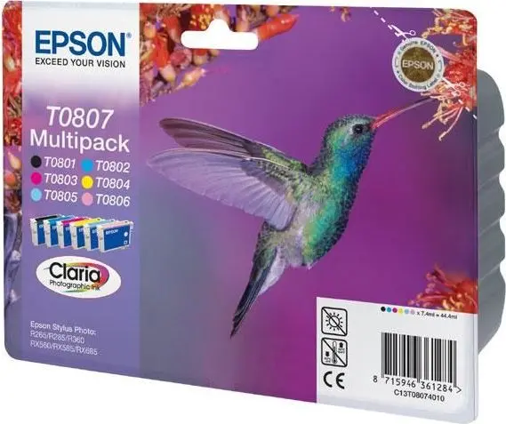 Tinta EPSON T0807 Multipack original