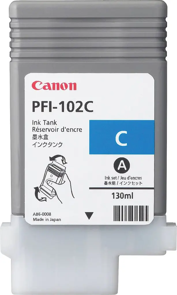 Tinta CANON PFI-102C Cyan original