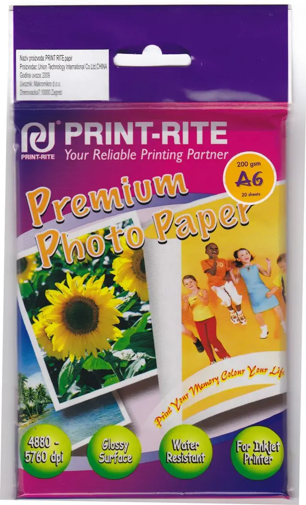 Papir Photo   A6 200g/m2 Premium Photo Glossy Paper 20 listova