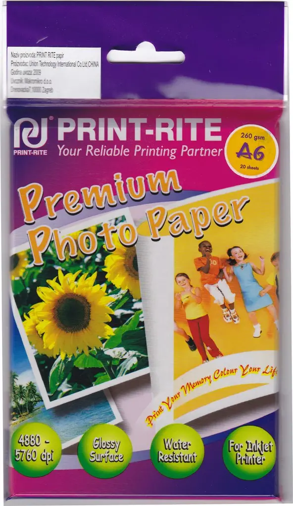 Papir Photo   A6 260g/m2 Premium Photo Glossy Paper 20 listova