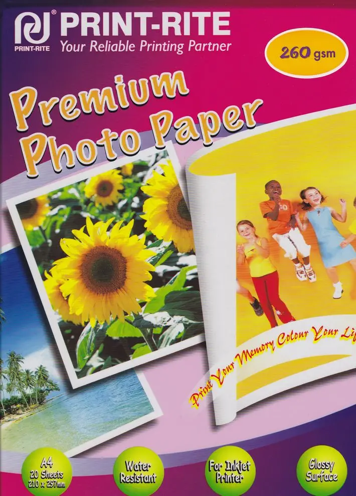 Papir Photo   A4 260g/m2 Premium Photo Glossy Paper 20 listova