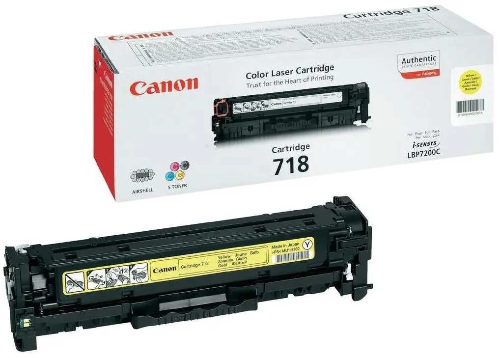 Toner CANON CRG-718 Yellow original