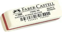 Gumica za brisanje kaučuk Faber-Castell 7008-40 180840 bijela