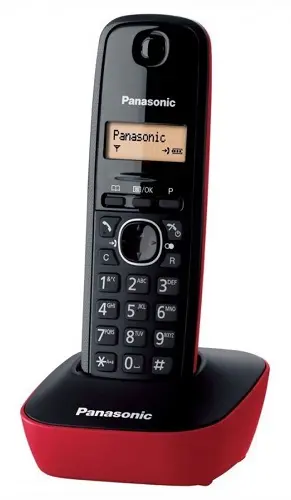 Telefon PANASONIC KX-TG1611 bežični - crveni