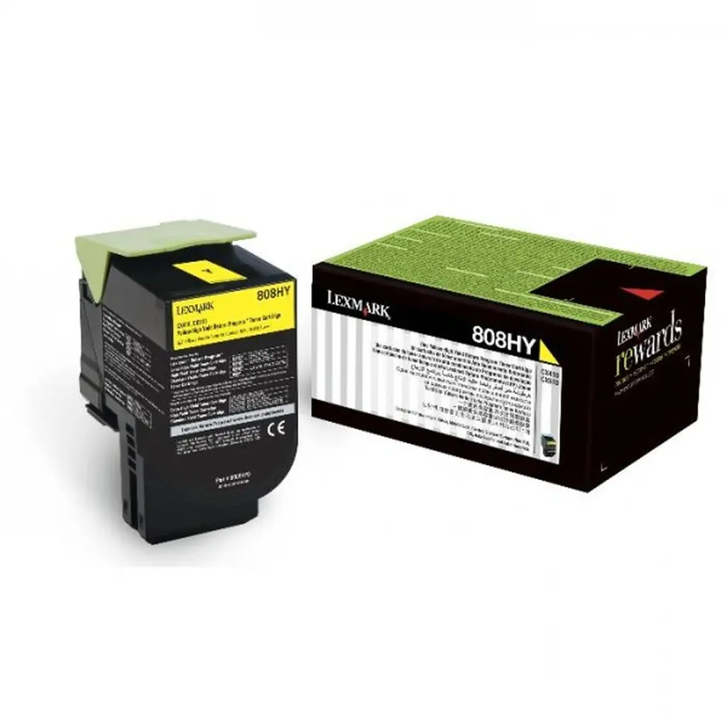 Toner LEXMARK CX410/510 Yellow 808HY0 original