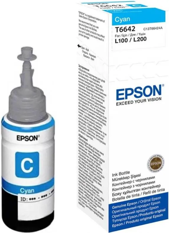 Tinta EPSON T66424 Cyan original