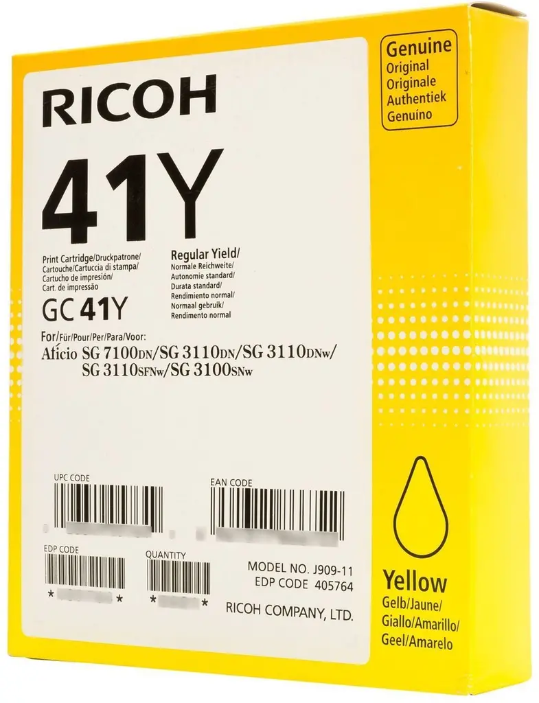 Tinta RICOH GC 41Y - yellow original