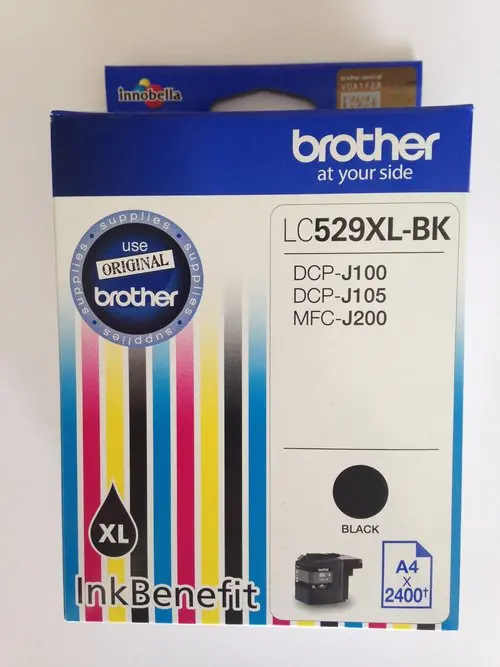 Tinta BROTHER LC-529XL Black original