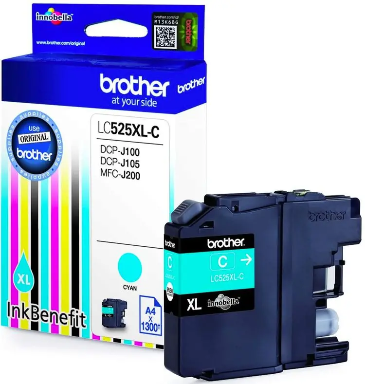 Tinta BROTHER LC-525XL Cyan original