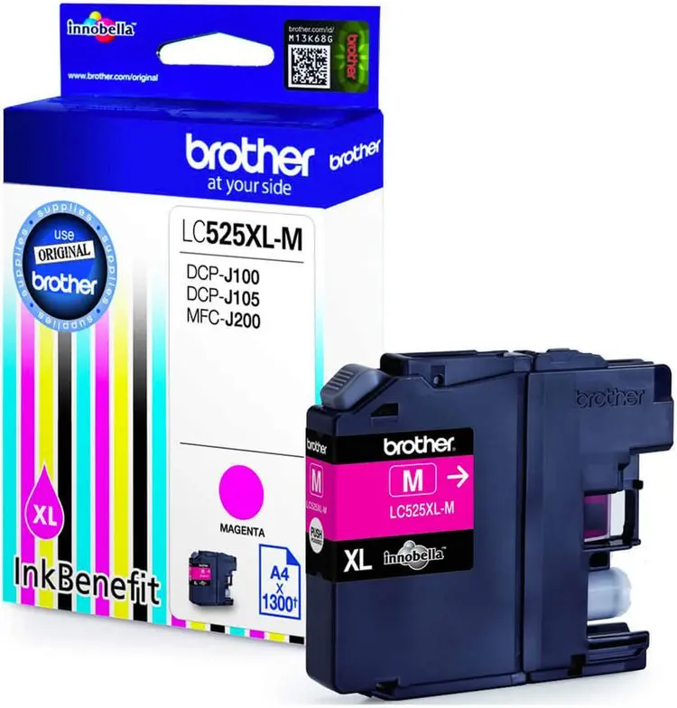 Tinta BROTHER LC-525XL Magenta original