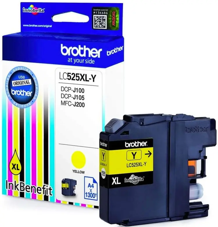 Tinta BROTHER LC-525XL Yellow original