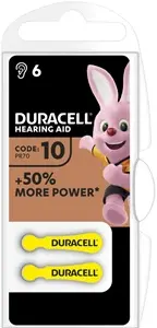 Baterija DURACELL Hearing DA10 6/1