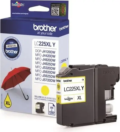 Tinta BROTHER LC-225XL Yellow original