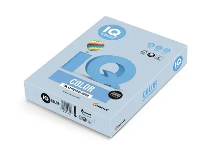 Papir fotokopirni color  A4  80gr Mondi IQ pastel OBL70 500/1 ice blue plavi