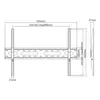 Nosač zidni SBOX PLB-2546F-2 37''-80" 45kg fiksni za LCD televizore