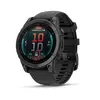 Smart watch GARMIN Fenix E 47mm Tamnosivi čelik s crnim silikonskim remenom - 010-03025-01