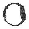 Smart watch GARMIN Fenix E 47mm Tamnosivi čelik s crnim silikonskim remenom - 010-03025-01